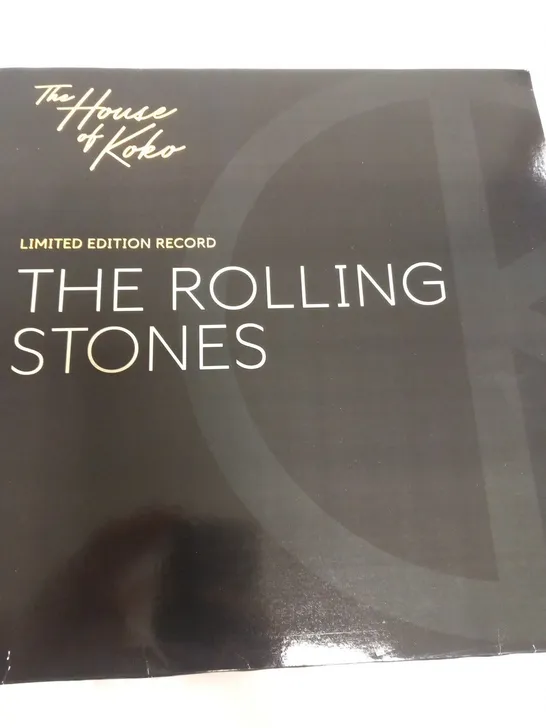 THE HOUSE OF KOKO LIMITED EDITION RECORD THE ROLLING STONES VINYL RECORDING