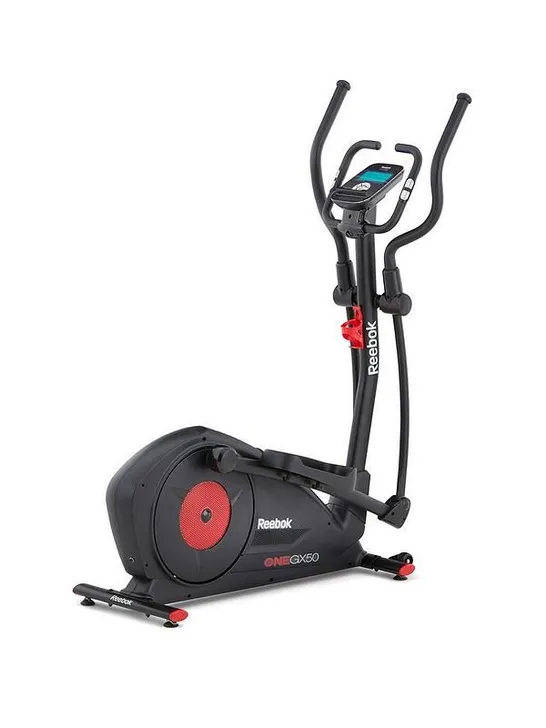 REEBOK GX50 ONE SERIS CROSS TRAINER - BLACK WITH RED RRP £499.99