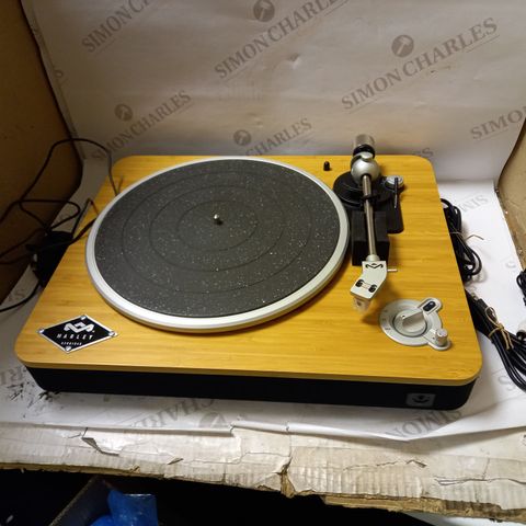 BOXED HOUSE OF MARLEY STIR IT UP WIRELESS EM-JT002-SBX TURNTABLE