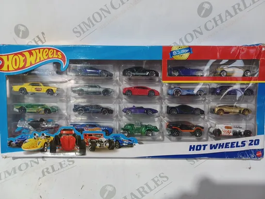 BOXED HOT WHEELS 20 SET OF 20 TOY CARS