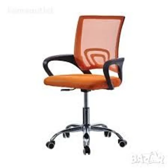 BOXED MESH OFFICE CHAIR IN ORANGE (1 BOX)