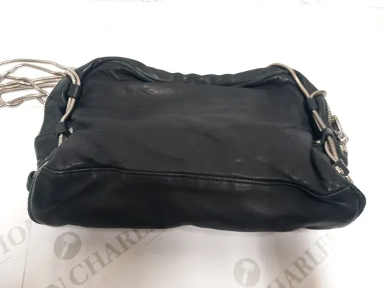 ALEXANDER WANG BLACK LEATHER BRENDA SMALL CHAIN BAG