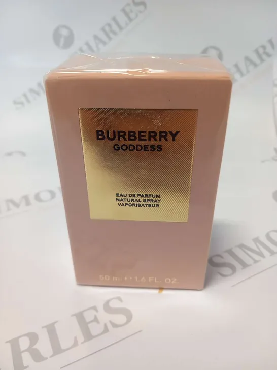 BOXED AND SEALED BURBERRY GODDESS EAU DE PARFUM 50ML