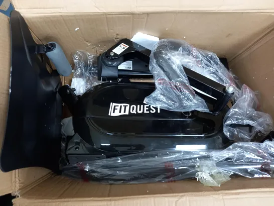 FITQUEST 2 IN 1 ELLIPTICAL STEPPER IN BLACK