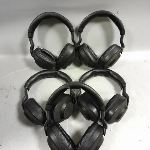 5 X JABRA WIRELESS BLUETOOTH HEADPHONES IN BLACK