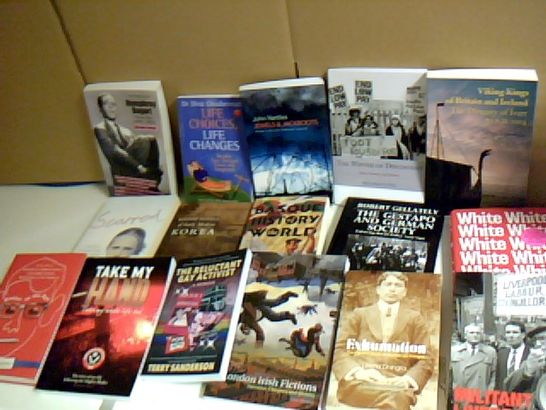 ASSORTMENT OF 16 BOOKS TO INCLUDE HISTORY AND MEMOIR BOOKS 