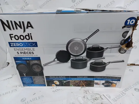 BOXED NINJA FOODI ZEROSTICK PAN SET