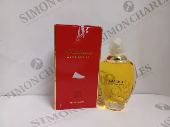 BOXED GIVENCHY AMARIGE EAU DE TOILETTE - 100ML 