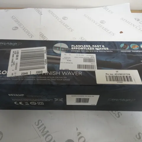 BOXED REVAMP PROGLOSS PERFECT FINISH WAVER CERAMIC WAVE WAND