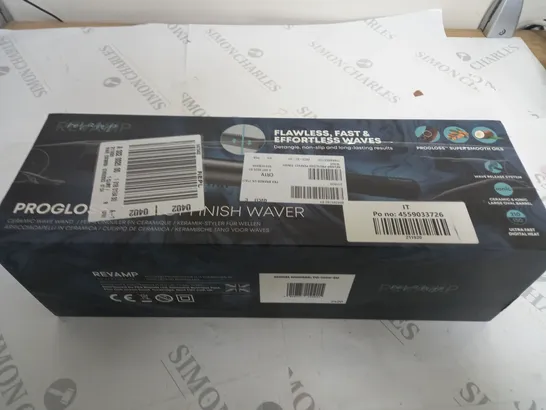 BOXED REVAMP PROGLOSS PERFECT FINISH WAVER CERAMIC WAVE WAND