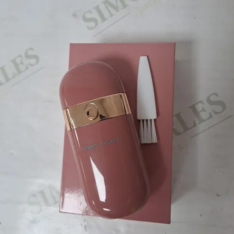 BOXED SIMPLY BEAUTY HAIRPOD DUAL HAIR REMOVER IN PINK