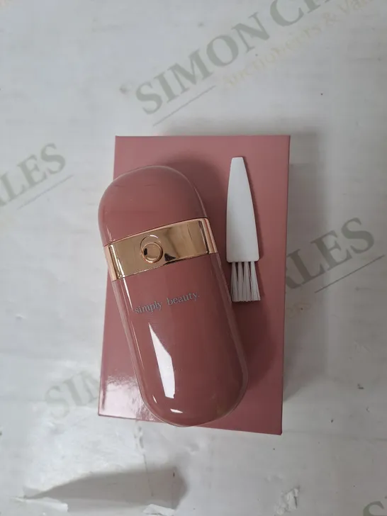 BOXED SIMPLY BEAUTY HAIRPOD DUAL HAIR REMOVER IN PINK