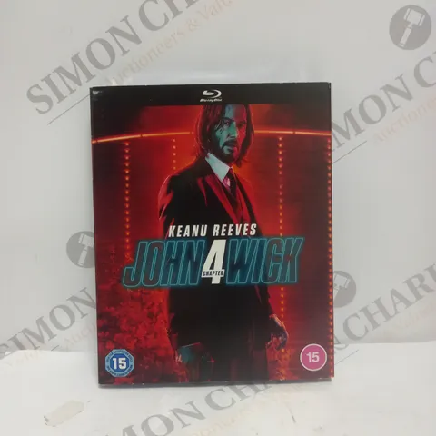 SEALED JOHN WICK CHAPTER 4 BLU RAY 