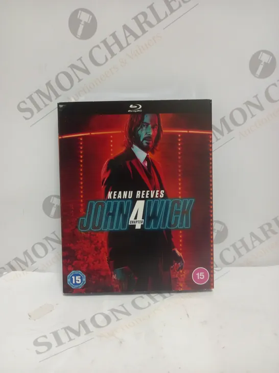 SEALED JOHN WICK CHAPTER 4 BLU RAY 