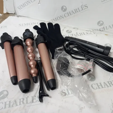 OHUHU HAIR CURLER WITH 4 DIFFERENT WAND STYLES