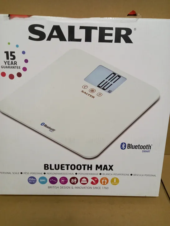  SALTER GLASS BLUETOOTH SMART ELECTRONIC PERSONAL SCALE