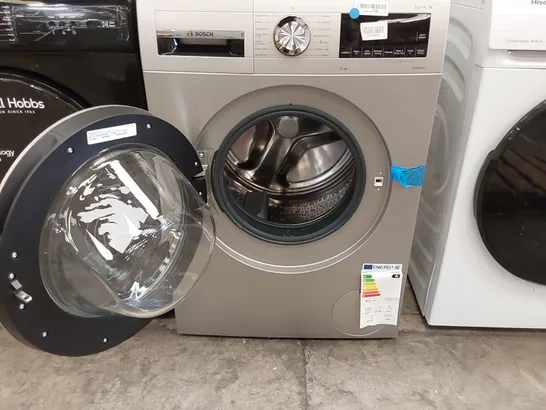 BOSCH SERIES 6 WGG245S2GB FREESTANDING WASHING MACHINE, 10KG LOAD, 1400RPM SPIN, SILVER INOX