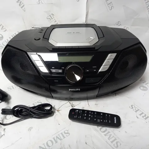 BOXED PHILIPS BOOMBOX CD 12W OF POWERFUL SOUND WIRELESSLY