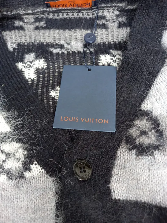 LOUIS VUITTON KNITTED CARDIGAN - SMALL