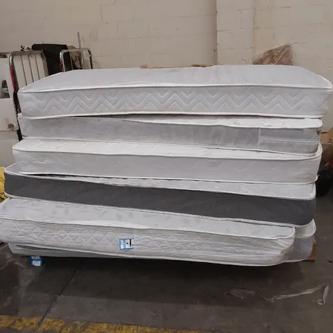 APPROX 7 X ASSORTED MATTRESSES. SIZES, BRANDS AND CONDITIONS VARY