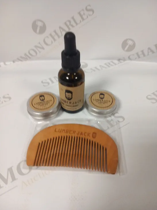 BOXED LUMBERJACK BEARD CARE SET