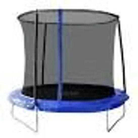 BOXED SPORTSPOWER BOUNCE PRO 8FT TRAMPOLINE WITH ENCLOSURE 