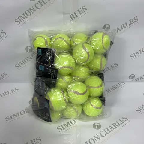 ASSORTMENT OF 3 PACK TENNIS BALLS 