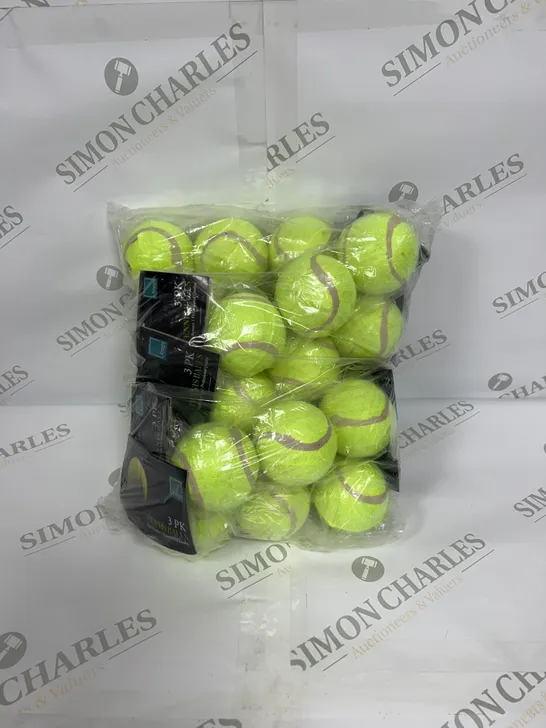 ASSORTMENT OF 3 PACK TENNIS BALLS 