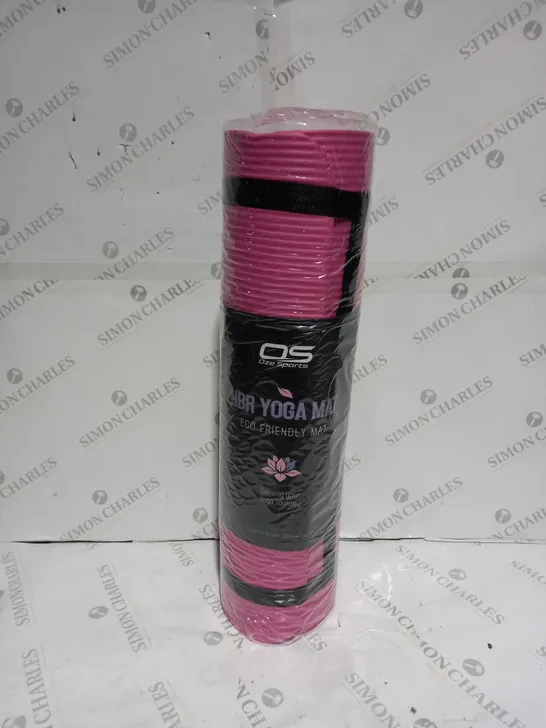 PACKAGED AND SEALED OZE SPORTS NBR ECO FRIENDLY YOGA MAT - PINK - 183 X 61CM 