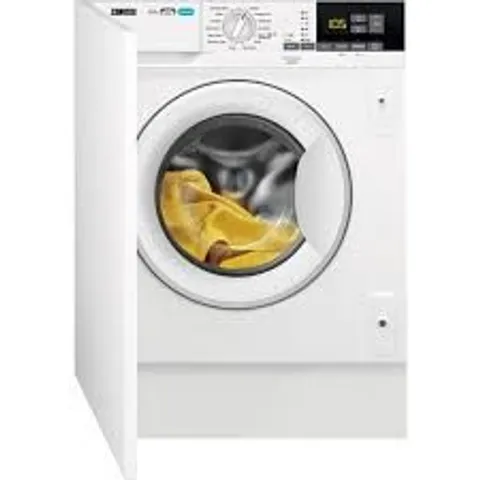 ZANUSSI INTEGRATED 8KG / 4KG WASHER DRYER WITH 1600 RPM - WHITE - E RATED Model Z816WT85BI