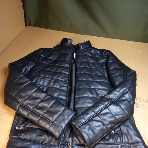 US POLO ASSN BACK LEATHER JACKET SIZE 48