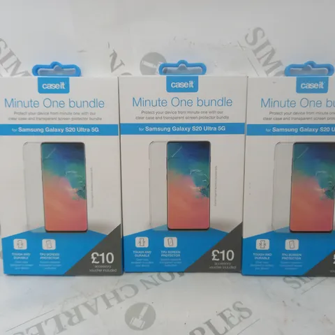 BOX OF APPROX 100 CASE IT MINUTE ONE BUNDLE FOR SAMSUNG GALAXY S20 ULTRA