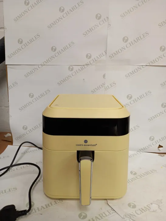 COOKS ESSENTIALS AIR FRYER IN YELLOW