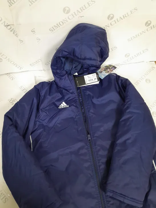 ADIDAS ZIPPED WATERPROOF COAT SIZE 9-10 YEARS