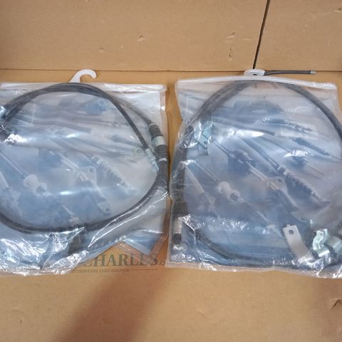 LOT OF 2 ASSORTED ALL BRAKE SYSTEMS BRAKE CABLES TO INCLUDE K19307 AND K14147
