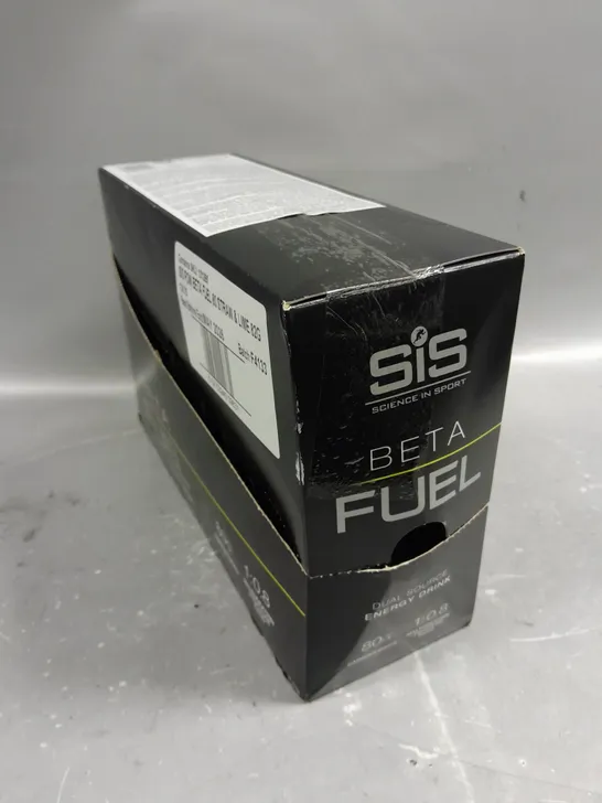 BOXED SIS BETA FUEL DUAL SOURCE ENERGY DRINK - 15 X 82G - STRAWBERRY & LIME 