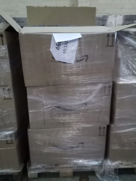 PALLET OF 6 BOXES CONTAINING ASSORTED ITEMS INCLUDING PTERODACTYL COSTUME, FURNITURE LEG CUPS, BIRTHDAY CARD, CRYSTAL HAIR REMOVAL, OBAMA AND THE WORLD BOOK, BEANIE