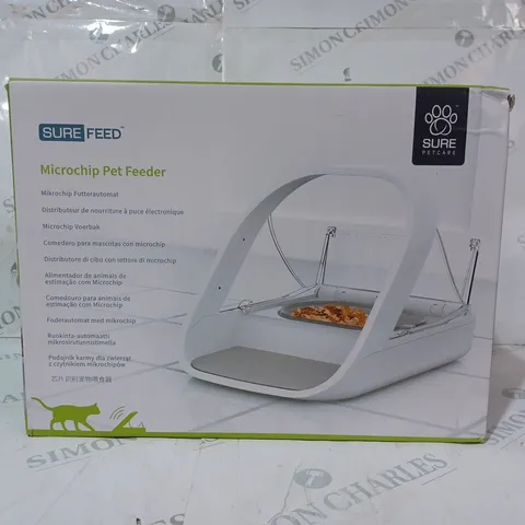 BOXED SURE PETCARE MICROCHIP PET FEEDER