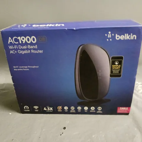 BOXED BELKIN AC1900 WI-FI DUAL-BAND AC+ GIGABIT ROUTER 