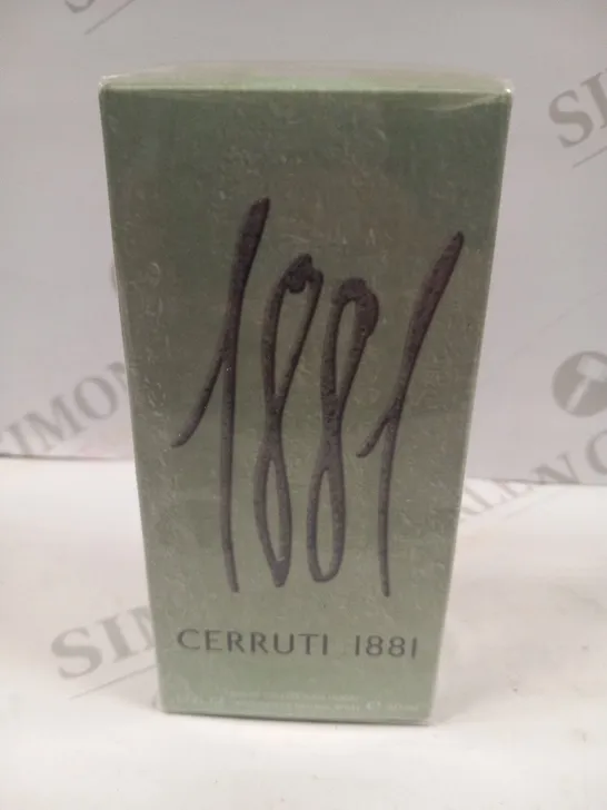 BOXED AND SEALED 1881 CERRUTI EAU DE TOILETTE 50ML