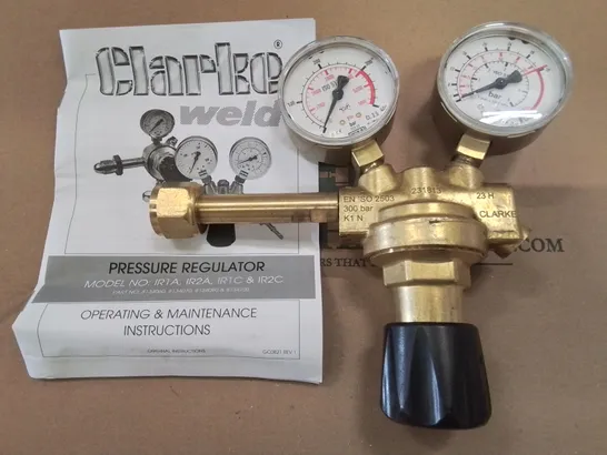 CLARKE WELD PRESSURE REGULATOR 