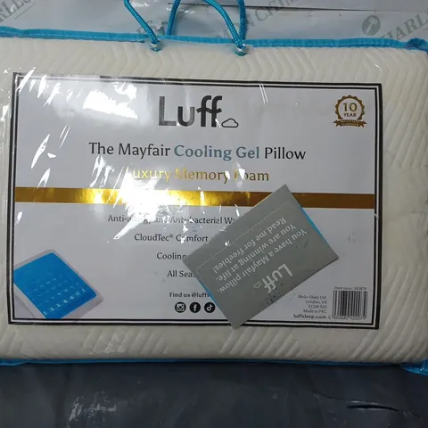 LUFF THE MAYFAIR COOLING GEL MEMORY FOAM PILLOW