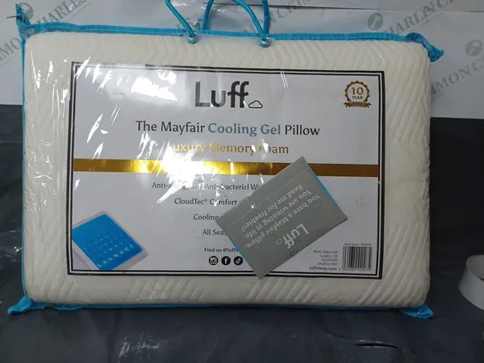 LUFF THE MAYFAIR COOLING GEL MEMORY FOAM PILLOW