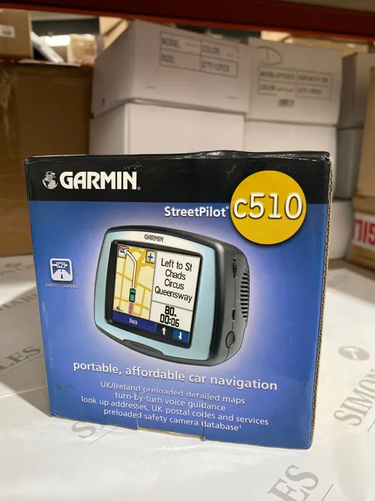 BOXED GARMIN STREETPILOT C510