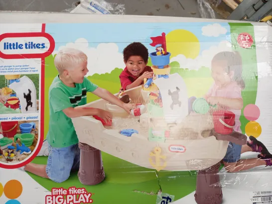 BOXED LITTLE TIKES ANCHORS AWAY PIRATE SHIP WATER TABLE - COLLECTION ONLY RRP £110