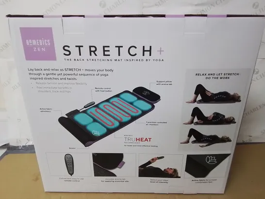 BOXED AS NEW HOMEDICS STRETCH+ BACK STRETCHING MATS