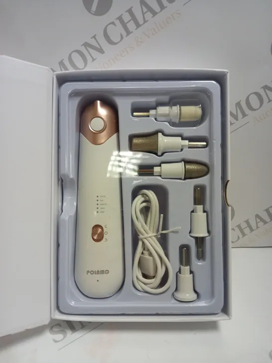 BOXED ELECTRIC MANICURE PEDICURE SET CORDLESS AND RECHARGEABLE 