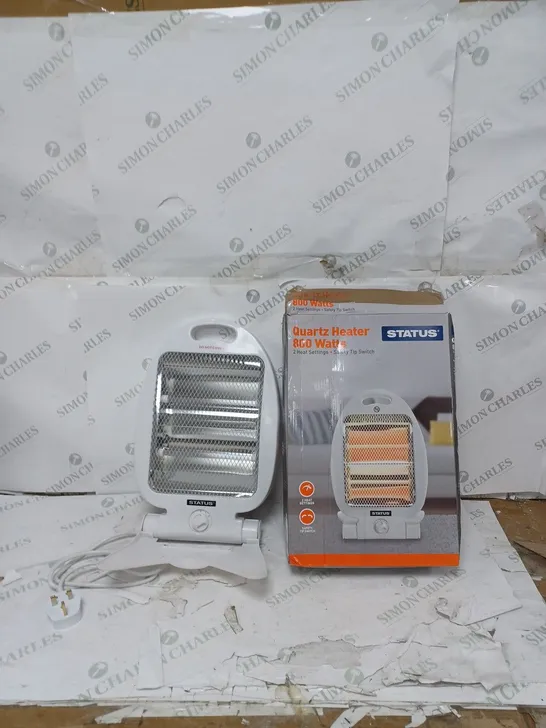 BOXED STATUS QUARTZ HEATER 800 WATTS 