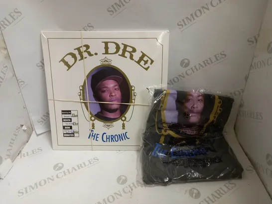 SEALED DR DRE THE CHRONIC VINYL WITH BLACK THE CHRONIC T-SHIRT