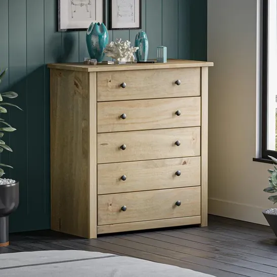 BOXED SOMERS 5 DRAWER CHEST (1 BOX)